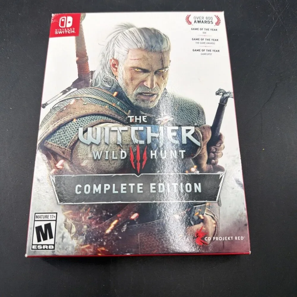 The Witcher III: Wild Hunt Complete Edition Complete Nintendo Switch Map Sticker